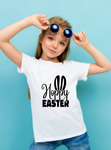 'HOPPY EASTER'  - PERSONALISED KIDS T-SHIRT