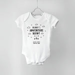 'MOMMY'S ADVENTURE BUDDY'  PERSONALISED BABY GROWS