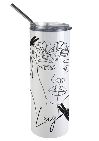 'BEAUTYFLY' PERSONALISED TUMBLER