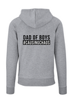 'DAD OF BOYS #CAUSINGCHAOS' PERSONALISED HOODIE