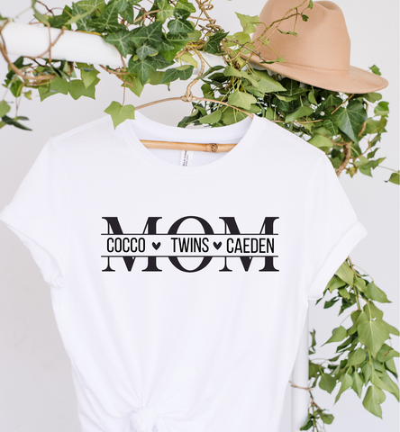 'MOMOGRAM' MOTHERS DAY PERSONALISED T-SHIRT