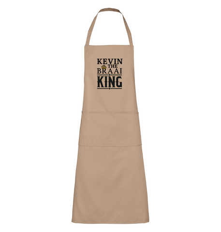 'THE BRAAI KING' APRON FOR ADULTS