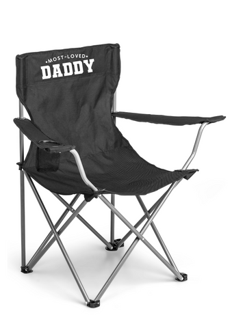 'MOST LOVED DADDY'  FOLDING CHAIR