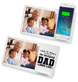 2 - IN - 1 PERSONALISED PHOTO FRAME & WIRELESS CHARGER - ADD NAME & PHOTO