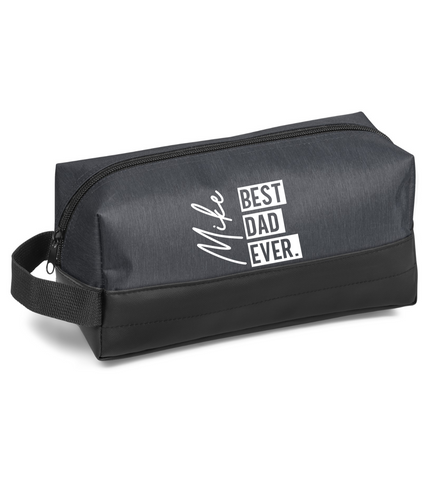 'BEST DAD EVER' TOILETRY BAG