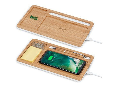 MAITLAND DESK ORGANISER WITH WIRELESS CHARGER