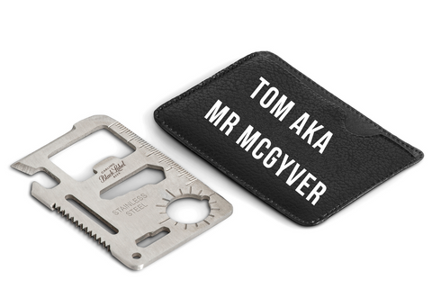 SO YOU THINK YOU ARE MCGYVER? PERSONALISED CREDIT CARD TOOL