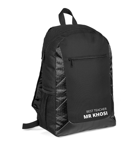 'BEST TEACHER' PERSONALISED BACK PACK