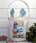 'HAPPY EAST RAWR' PERSONALISED BUNNY EAR TREAT BAG