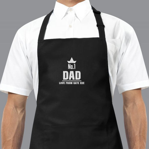 NO 1. DAD - PERSONALISED APRON FOR HIM