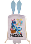 'HAPPY EAST RAWR' PERSONALISED DRAWSTRING BAG