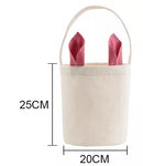 'I EAR IT'S EASTER' PERSONALISED BUNNY EAR TREAT BAG (PINK & GREEN)