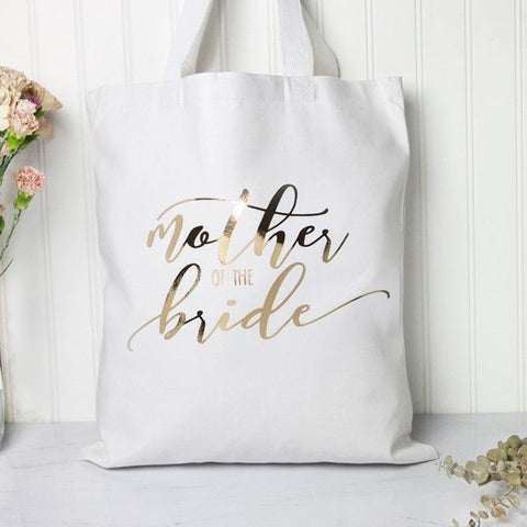 'MOTHER OF THE BRIDE'  PERSONALISED BRIDAL TOTE BAGS