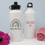 'THANK YOU TEACHER' PERSONALISED WATER BOTTLE